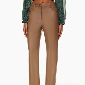 Aritzia Wilfred “Melina” Pant in Camel